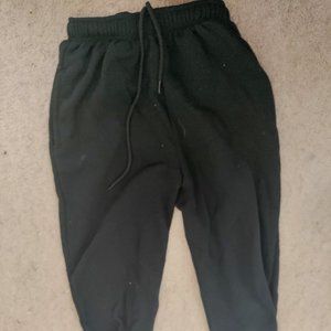Black basic sweatpants